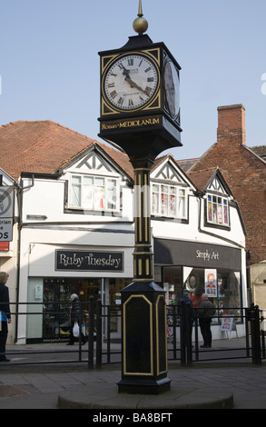 Whitchurch Shropshire England UK marschieren die Heimat von J B Joyce der älteste Turm Uhrmacher in der Welt Stockfoto