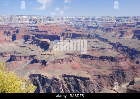 Blick nach Norden über den Canyon vom South Rim Trail in der Nähe von Hopi Point, Grand Canyon, Arizona Stockfoto