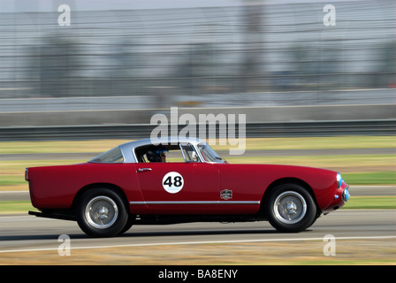 Ein 1956 Ferrari 250 GT Boano Coupé auf einer Shell Historic Challenge-Veranstaltung. Stockfoto