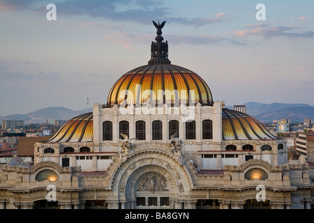 Palacio del Belles Artes Mexico City-Mexiko Stockfoto