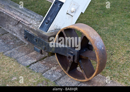 Nahaufnahme Detail Teils von Jill Windmill in Clayton in der Nähe von Brighton East Sussex Stockfoto