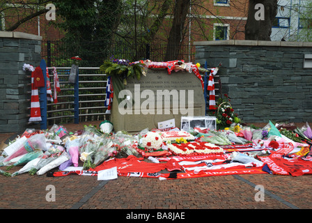 Hillsborough Memorial Ceremony 20. Jahrestag 15. April 2009 Stockfoto