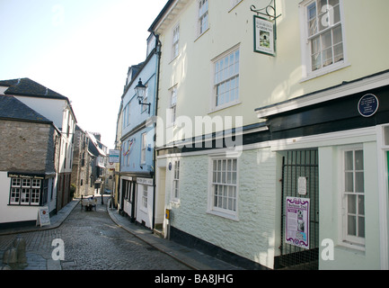 Neue Straße, Barbican, Plymouth, Devon, UK Stockfoto