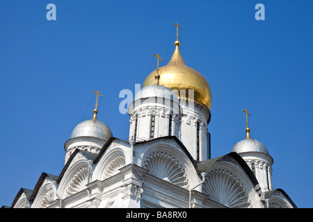 Der Erzengel Kathedrale Kreml, Moskau, Russland. Stockfoto