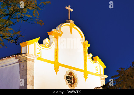 Portugal, Algarve: Detail der Kapelle Sao Sebastiao in Tavira Stockfoto