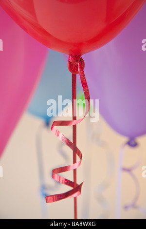 Bunte Luftballons Stockfoto