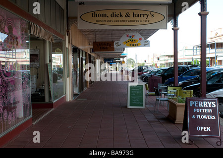 Argent Straße Broken Hill New South Wales Australien Stockfoto