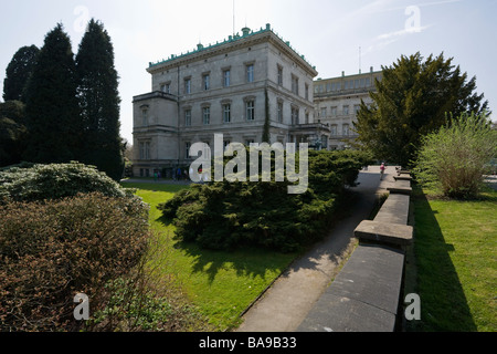 Museum-Krupp in der Villa Hügel in Essen, ehemalige Residenz der Industriellenfamilie Krupp, North Rhine-Westphalia, Deutschland Stockfoto