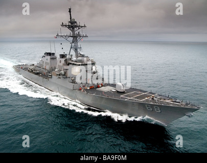 Der US-Marine Zerstörer USS The Sullivans Stockfoto