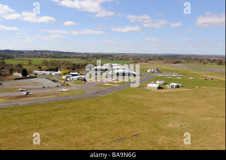 Wolverhampton Geschäftsflughafen Halfpenny Green in der Nähe von Bobbington England Uk Stockfoto