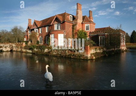 Allgemeine Ansichten Boxted Hall Boxted in der Nähe von Sudbury, Suffolk Stockfoto