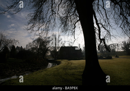 Allgemeine Ansichten Boxted Hall Boxted in der Nähe von Sudbury, Suffolk Stockfoto