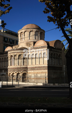 Arabisch-normannische Architektur, Santissima Annunziata dei Catalani. Messina, Sizilien, Italien Stockfoto