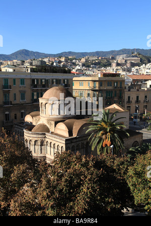 Arabisch-normannische Architektur, Santissima Annunziata dei Catalani. Messina, Italien Stockfoto