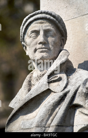 Handelsmarine Denkmal für Krieg tot um 1939-1945, Tower Hill, London Stockfoto