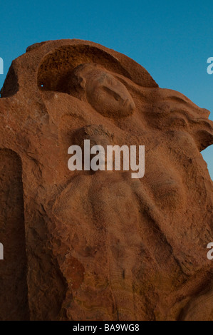 Skulptur-Symposium in Living Desert Reserve Broken Hill New South Wales Australien Stockfoto