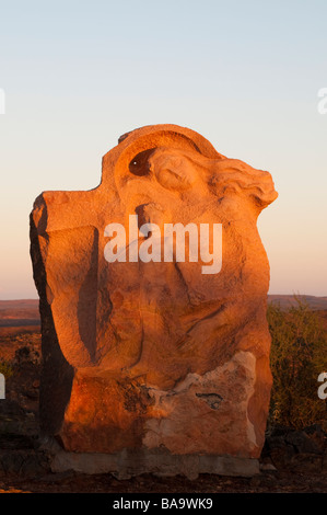 Skulptur-Symposium in Living Desert Reserve Broken Hill New South Wales Australien Stockfoto