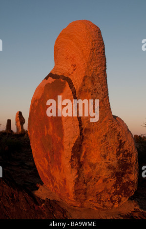 Skulptur-Symposium in Living Desert Reserve Broken Hill New South Wales Australien Stockfoto