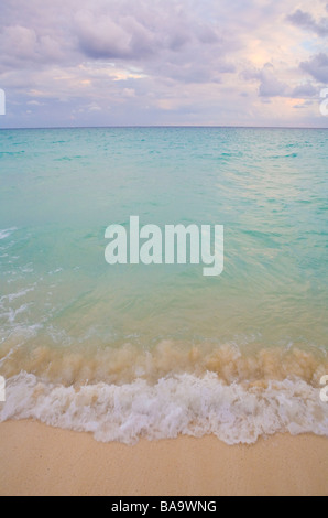 Karibik Strand Sonnenuntergang in Playacar-Playa Del Carmen in der Nähe von Cancun Quintana Roo Yucatan Halbinsel mexikanische Riviera Mexiko Stockfoto