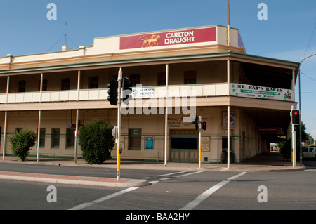 Hotel West Darling auf Argent Straße gebrochen Hill New South Wales Australien Stockfoto