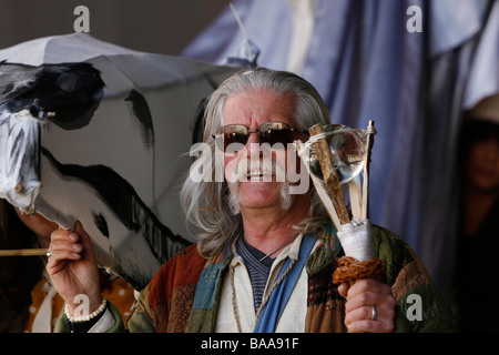 Anti-g-20-Demonstranten in London Stockfoto