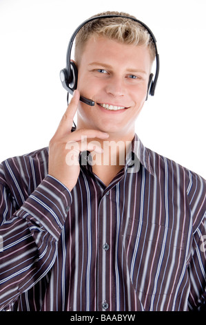 Kunden Betreuung Executive Kommunikation Stockfoto