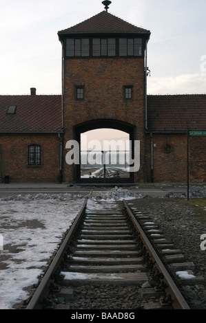 KZ Auschwitz, Polen Stockfoto