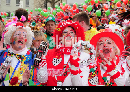 Deutschen feiert Karneval in Köln Stockfoto