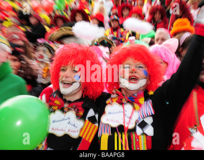 Deutschen feiert Karneval in Köln Stockfoto