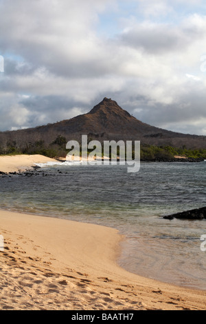 gut ausgetretenen Strand von Dragon Hill, Santa Cruz Island, Galapagos, Ecuador im September Stockfoto