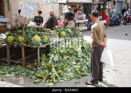 Markt, Mercato della Vucciria, Palermo, Sizilien, Italien Stockfoto