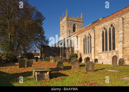 Pfarrkirche St. Maria, Barton am Humber, North Lincolnshire, Vereinigtes Königreich Stockfoto