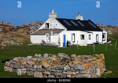 Haus auf Tiree Stockfoto