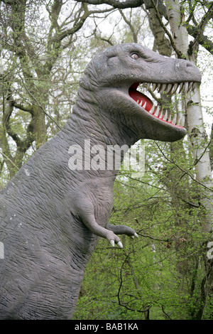 Tyrannosaurus Rex Modell in Lebensgröße Stockfoto