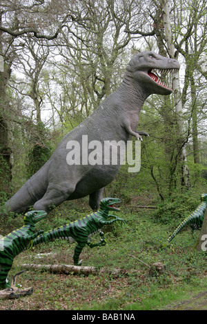 Tyrannosaurus Rex Modell in Lebensgröße Stockfoto