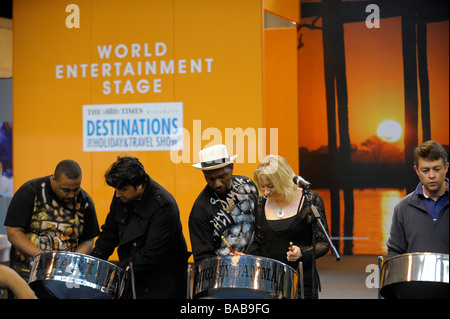 Die Zeiten Destinationen Reisemesse im NEC Birmingham Stockfoto