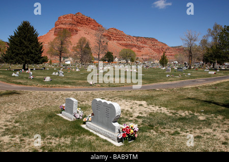 der Friedhof in Kanab Kane County Utah usa Stockfoto