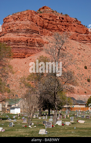 der Friedhof in Kanab Kane County Utah usa Stockfoto