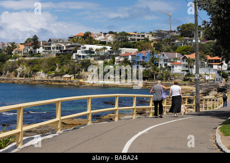 Marine Parade, Manly, in der Nähe von Sydney, NSW, Australien Stockfoto