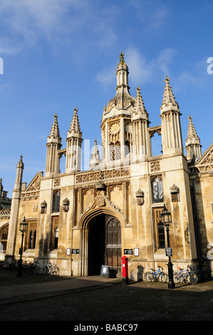 Kings College Torhaus, Kings Parade, Cambridge England UK Stockfoto