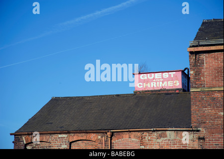 Gast und Chrimes Messing Werke Rotherham England Stockfoto