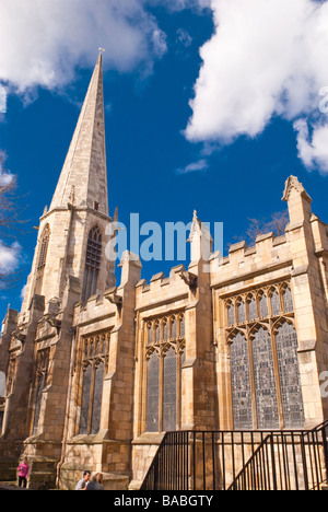 Der Turm der St. Mary Church in York, Yorkshire, Großbritannien Stockfoto