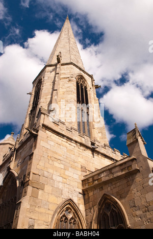 Der Turm der St. Mary Church in York, Yorkshire, Großbritannien Stockfoto