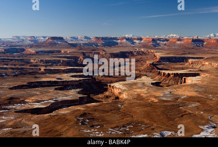 Grandiosen Blick Punkt übersehen in Canyonlands National Park, Utah, USA. Stockfoto