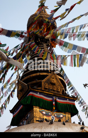 Kathesimbhu Stupa, Kathmandu, Nepal Stockfoto