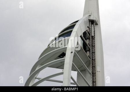 Top of the Spinnaker Tower in Portsmouth, Hampshire, UK Stockfoto