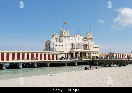 Strand von Mondello, Palermo, Sizilien, Italien Stockfoto