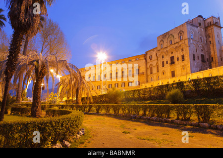 Pallazzo dei Normanni, Palazzo Reale, Königspalast, Palermo, Sizilien, Italien Stockfoto