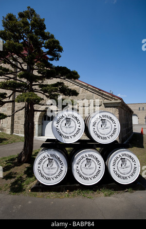 Nikka Yoichi single-Malt Whisky-Destillerie in Yoichi Hokkaido Japan auf Donnerstag, 16. April 2009 Stockfoto