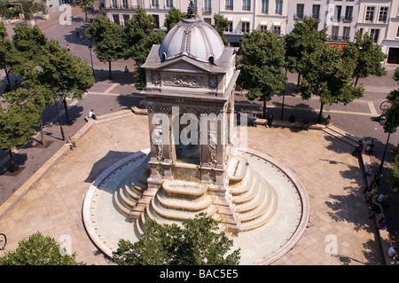 Frankreich, Paris, der Brunnen und der Ort des Innocents in Les Halles Bezirk Stockfoto